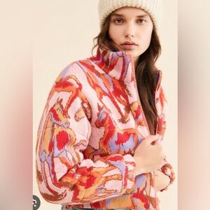 Farm Rio Wild Horses Reversible Puffer